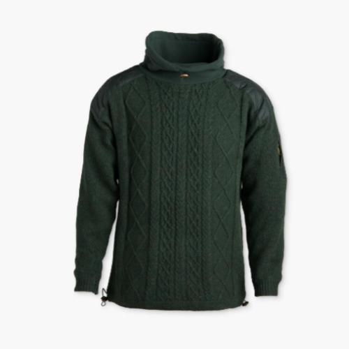 Cotton-Lined-Aran-Sweater