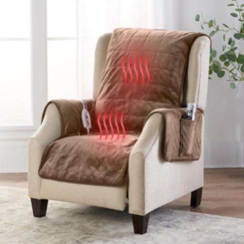 Microsuede-Heated-Chair-Cover
